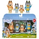 Bluey Family Figurine Set 4 Piece Multicolor Toy Figures for Kids Ages 3 and Up