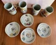 Disney Parks Alice In Wonderland Teacup & Saucer 70th Art By Mary Blair 8 Pc Set