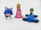 Nintendo Lot MiniFigure Princess Peach 2007 Jakks Cat Toad McDonalds Luigi Read