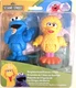 Sesame Street 2-Pack Cookie Monster & Big Bird 3" Figure Toy Set Just Play New