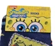 VINTAGE  NICKELODEON SPONGEBOB SQUAREPANTS KIDS SOCKS SHOE SIZE 6-12 STARS SMILE