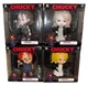 Chucky And Tiffany 4.4 Inch Vinyl Figures Set Black White Blood Gray Culturefly