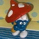 Schleich - Peyo - 20118 Smurf with Mushroom Umbrella Bully