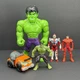 Super Hero Adventures Mega Mighties Hulk 10" + Other Smaller Action Figures