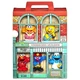 Sesame Street Neighborhood Friends Includes 5 Figures, 3-inches, Multicolored