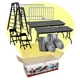Set of 10 Accessories for Wrestling Action Figures