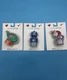 3 New Bullseyes Playground LED Night Lights; Robot, Unicorn, Dinosaur