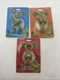 TMNT Lot Of 3 Keychains Teenage Mutant Ninja Turtle Nickelodeon Michelangelo.