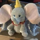 Disney Store Authentic  Dumbo Elephant Circus Grey Soft 16" Plush Stuffed Animal