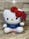 DUKE BLUE DEVILS 6&rdquo; HELLO KITTY SANRIO STUFFED TOY ANIMAL W/ LOGO BLUE SHIRT