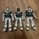 Disney Pixar Lightyear Space Ranger Alpha: Buzz Lightyear Action Figure Lot Of 3