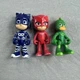 PJ Masks Catboy Owlette Gekko Action Figure Connor Amaya Greg Toy Set Lot of 3