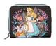 Loungefly Disney Alice In Wonderland Winter Drawing Zip Wallet NEW