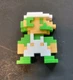 2015 Jakks World of Nintendo 2.5" LUIGI Super Mario Bros 8-Bit Green Figure