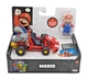 Nintendo Super Mario Bros Pull Back Toy Racer Kart Mario Figure 2023 Jakks 🆕
