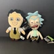 Funko Adult Swim Rick and Morty Rick Sanchez Plush with Lootcrate Leatherface.