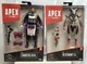 &times;2 LOT Apex Legends REVENANT #17 + CAUSTIC #16 Action Figures Jakks Pacific 2022