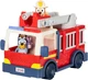 Bluey Firetruck, Firetruck with Bluey, Exclusive Firefighter Bingo and Bob Bilby