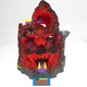Vtg Mighty Max TRAPPED IN SKULL MOUNTAIN original 1991 Bluebird red playset A