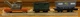   Thomas & Friends (3) Quarry Cars Trackmaster Fisher-Price 2009 W/ (3) 4" Track