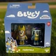 Bluey Fairytale Figure Set Young Mum Chilli and Dad Bandit Moose Toys 2024 - NEW