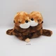 D1007B Take Off Mecha love Hugging Otter Plush 5" Stuffed Toy Doll Japan