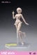 86TOYS 1/12 T86-ST04-A Pale Super Large Bust 6in Female Action Figure Head Body