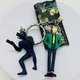 Lupin III Mini mascot figure key ring Lupin the Third Japan Banpresto