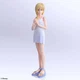 action figure kingdom hearts iii: namin&eacute; bring arts di square enix 13 cm