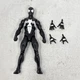 Spider-Man Marvel Legends Retro Symbiote Black Costume 6-inch Figure Complete t