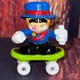 Tech Deck Dudes Blue Outfit Guy Hat SkateBoard Collector Figure Figurine RARE