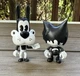 2 PhatMojo Bendy and the Ink Machine Figures Ink Bendy & Boris the Wolf Preowned