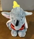 Disney Store Exclusive Original Fuzzy Dumbo Plush 12" stuffed animal pink ears