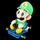 1993 Takara Super Mario Kart Luigi Arcade Prize Nintendo Plush Japan Import