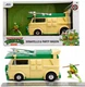 Jada Toys - 1:24 Teenage Mutant Ninja Turtles - Hollywood Rides - Party Wagon wi