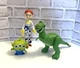 Disney Pixar Toy Story Lot 8" Jesse, 7" T-Rex Toy & 4" Alien Figure