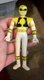 🔥 1994 POWER RANGERS White Ranger Action Figure Bendable Rubber Bend-Em 🔥