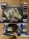 Star Wars Micro Galaxy Squadron REBELS LOT Ghost Phantom I & II Jazwares NEW