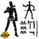 DANONI Titan 13 Action Figures Black Assembly Completed Robot