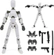 (Assembly Completed) 2025 New Titan 13 Action Figure Set,Lucky Robot 13 Action F