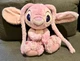 Disney Lilo & Stitch Angel Plush Big Feet Stuffed Animal Pink Alien Cute 10"