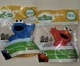 Sesame Street Elmo and Cookie Monster 3in figure LOT (2) Hasbro Playskool Sealed