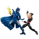hasbro marvel legends action figure: wolverine and psylocke in 15cm scale