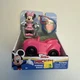 Disney Junior Minnie's Daily Driver Poseable Minnie Mouse With Pink Car ~NEW