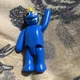 Rainbow Friends Happy Blue Posable Action Figure 5" PhatMojo Loose