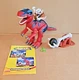 2004 Imaginext Razor the T-Rex Dinosaur Roaring Chomp Sounds Caveman + Launcher