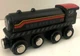 2014 Black Wood Train Engine Maison Joseph Battat Toy Railroad Magnet Connect