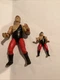 Lot 2 ,Jerry The King Lawler WWF Jakks Pacific Action Figure 1997 Bone Crunchers