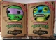 SET OF 2) TMNT Fuggler  Teenage Mutant Ninja Turtle Funny Ugly Monster LEO & DON