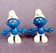 Smurfs Vintage Figurine Peyo Schleich 20006 Brainy Smurf 2 Variants 1969 Rare